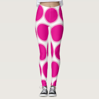 Rosa Polka Leggings