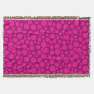 Rosa polka punkt filt
