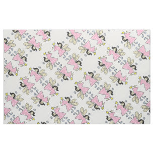 Rosa Polkadot Angel Tyg
