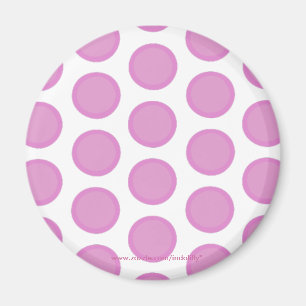 Rosa Polkadots magnet