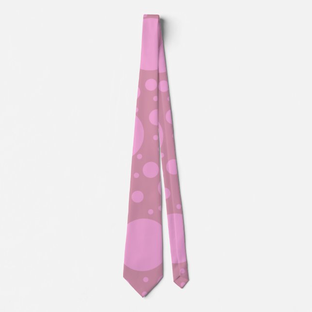 Rosa Polkadots mode Tie Slips (Framsida)