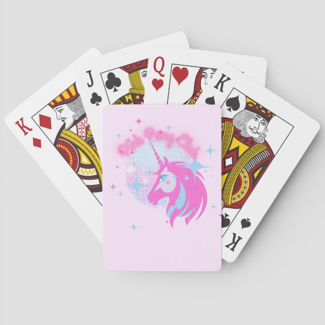 Rosa Pony Klubb Casinokort (Baksidan)