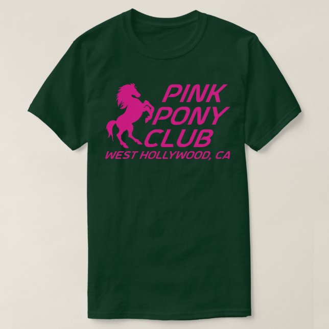 Rosa Pony Klubb Hat T Shirt (Design framsida)