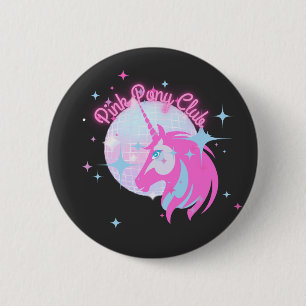 Rosa Pony Klubb Knapp