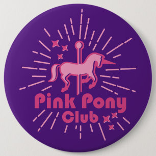 Rosa Pony Klubb Knapp