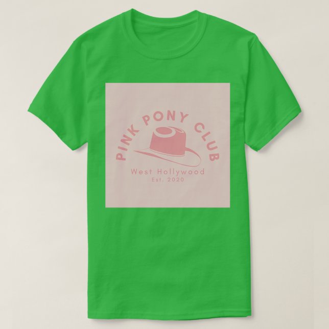 Rosa Pony Klubb T Shirt (Design framsida)