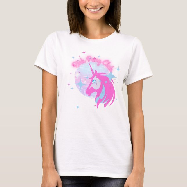 Rosa Pony Klubb T Shirt (Framsida)