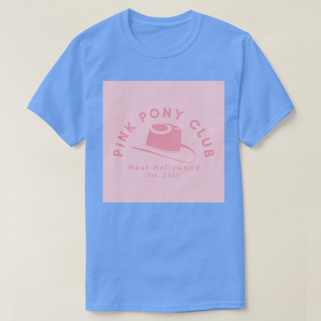 Rosa Pony Klubb  T Shirt (Design framsida)