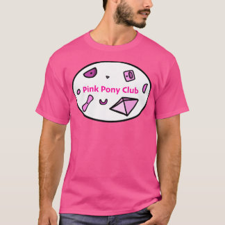Rosa Pony Klubb T Shirt