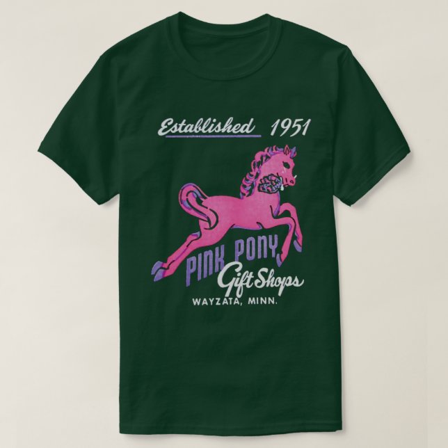 Rosa Pony T Shirt (Design framsida)