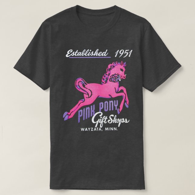 Rosa Pony T Shirt (Design framsida)