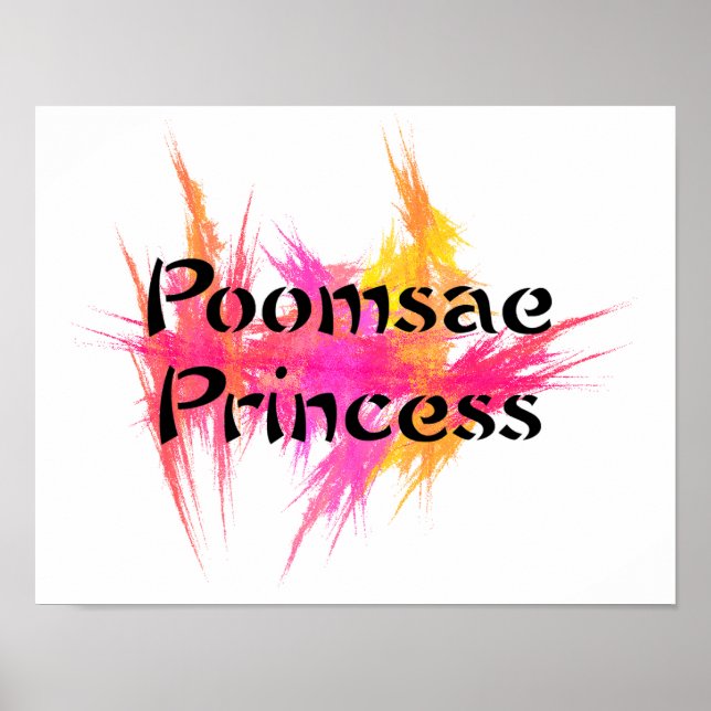 Rosa Poomsae Princess Poster (Framsidan)