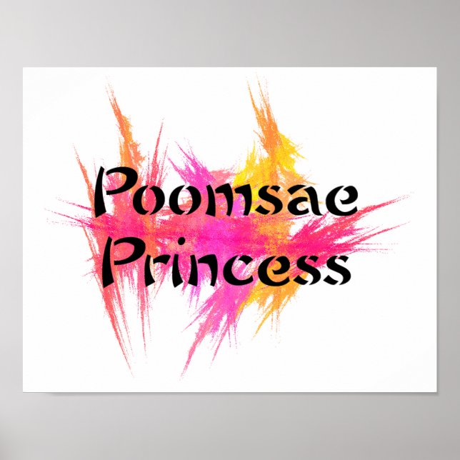 Rosa Poomsae Princess Poster (Framsidan)
