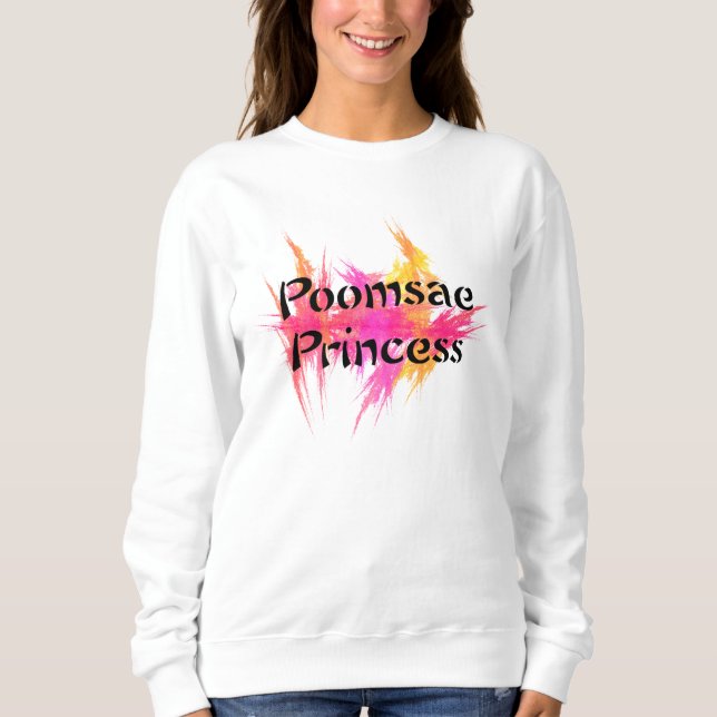 Rosa Poomsae Princess Tröja (Framsida)