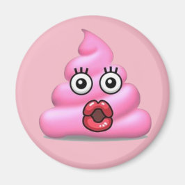 Rosa Poop emoji Magnet