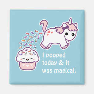 Rosa Pooping Unicorn Magnet