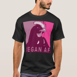 Rosa Pop Art Inspired Chicken Tshirt Vegan AF T Shirt