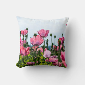 Rosa Poppies Kudde