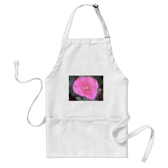 Rosa Poppy Förkläde (Framsidan)