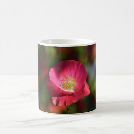 Rosa Poppy in the Sunshine Photograph Kaffemugg
