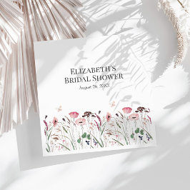 Rosa Poppy Meadow Möhippa Napkins Pappersservett