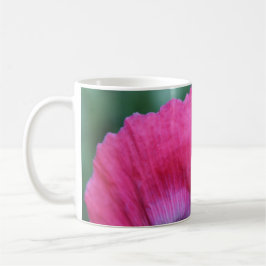 Rosa Poppy Petal-uppgradering Kaffemugg