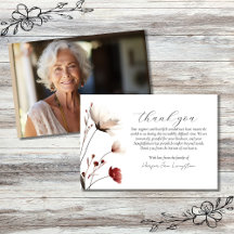 Rosa Poppy Photo Memorial
