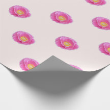Rosa Poppy Wrapping Papper