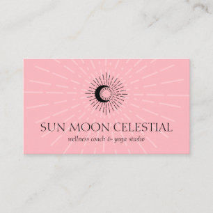 Rosa Populärt Flower Sugg Energy Healing Sol Visitkort