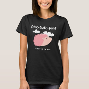 Rosa Porcupine Women Kids Youth Animal Punts T Shirt