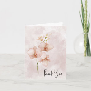 Rosa Posy Watercolor Tack Kort