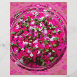 Rosa potpurri-skräpbokspapper 2-sidig sida