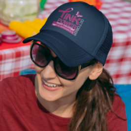 Rosa Power-Breast Cancer Awareness Design Keps