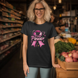 Rosa Power Breast Cancer Awareness T Shirt