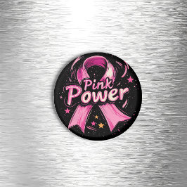 Rosa Power Fridge Magnet