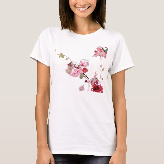 Rosa Power T-shirt (Framsida)
