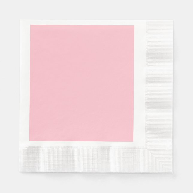 Rosa präglad lunchservett i papper pappersservett (Framsidan)