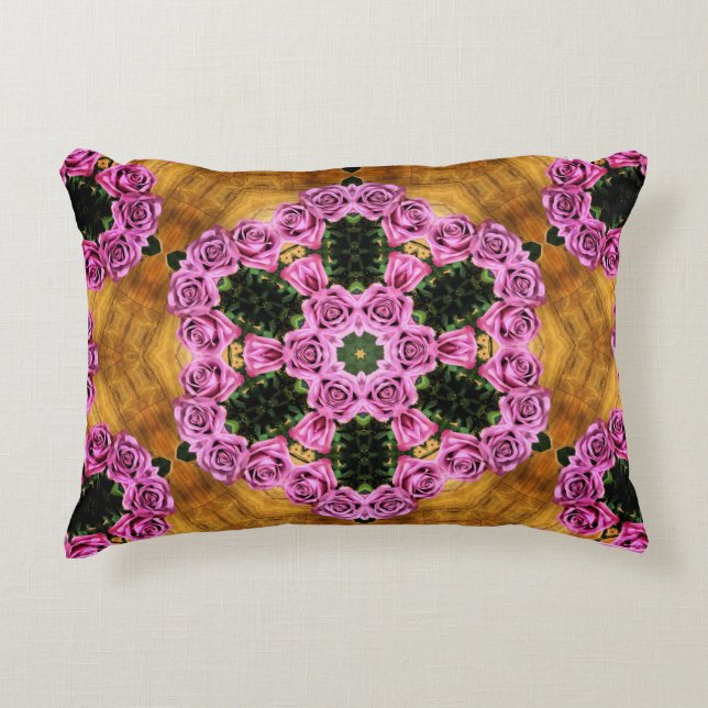 Rosa Prancing Positions Prydnadskudde (Framsidan)