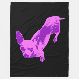 Rosa Precious-Valp Fleecefilt