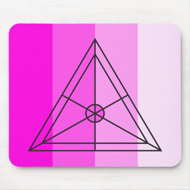 Rosa Precision: Fält-inspirerade Office Essentials Musmatta (Framsidan)