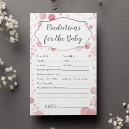 Rosa Prediktions & Advice for the baby dusch-spele