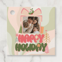 rosa presentbox-familj eller företagskort med fast