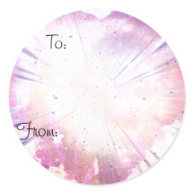 Rosa presentetikett etikett