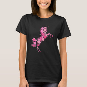 Rosa Prickig Enhörning Internationella Prickdagen T Shirt