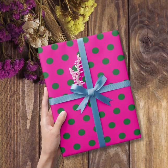 rosa prickig presentpapper (Skapare uppladdad)