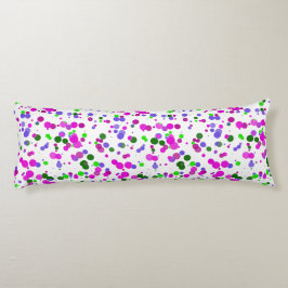 Rosa prickiga konfetti kroppskudde