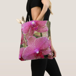 Rosa prickiga Phalaenopsis-orkidéer Blommig Tygkasse