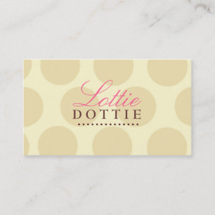 ROSA PRICKIGA STJÄRNOR 311-POLKA VISITKORT