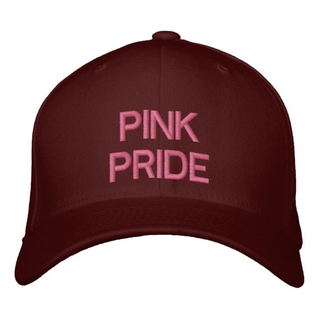 ROSA PRIDE - Anpassningsbar Baseball Cap Broderad Keps (Framsida)