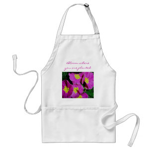 Rosa Primrose Bloom där du är planterad Apron Förkläde